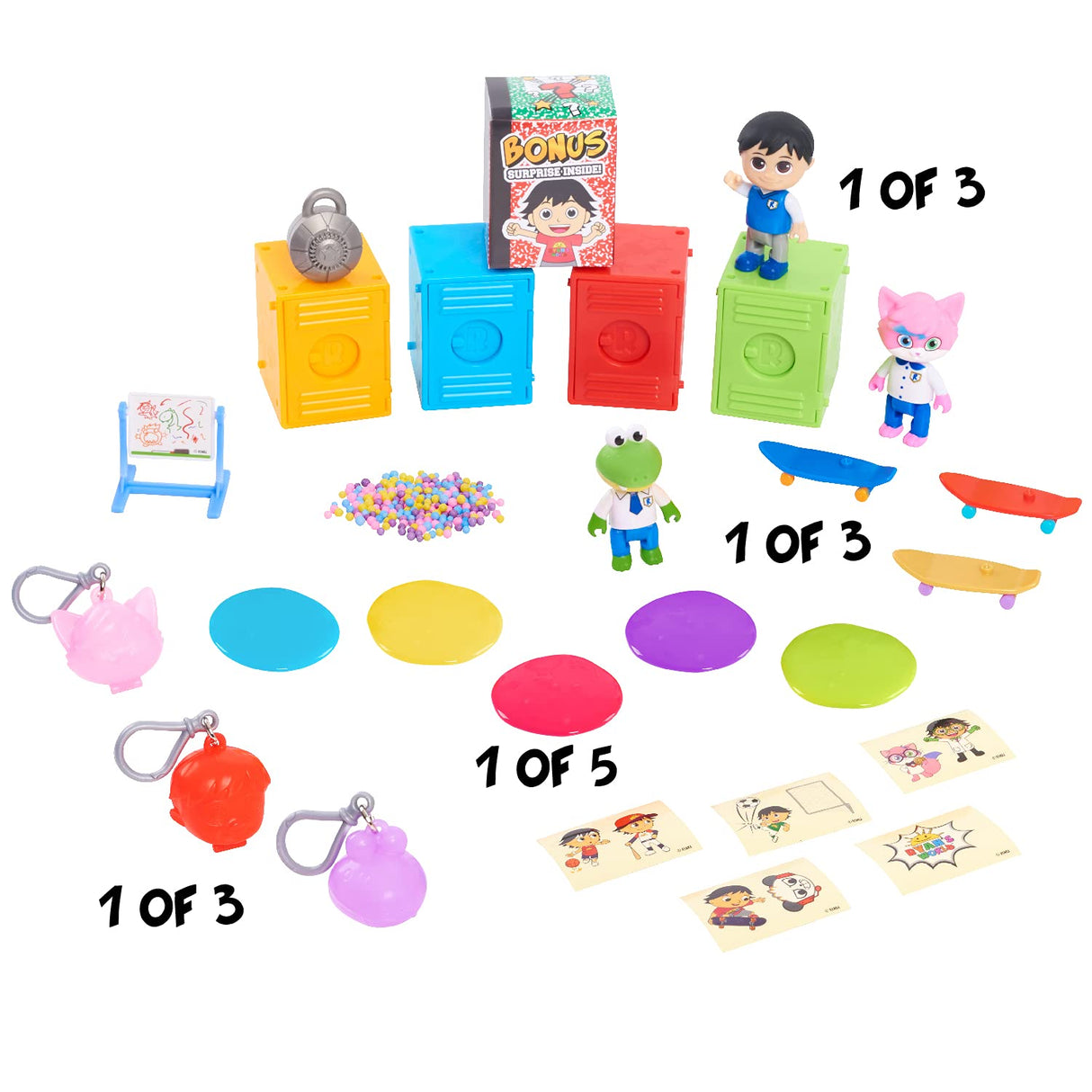 Just Play Ryan’s World Stacking Surprise Lockers Just Play