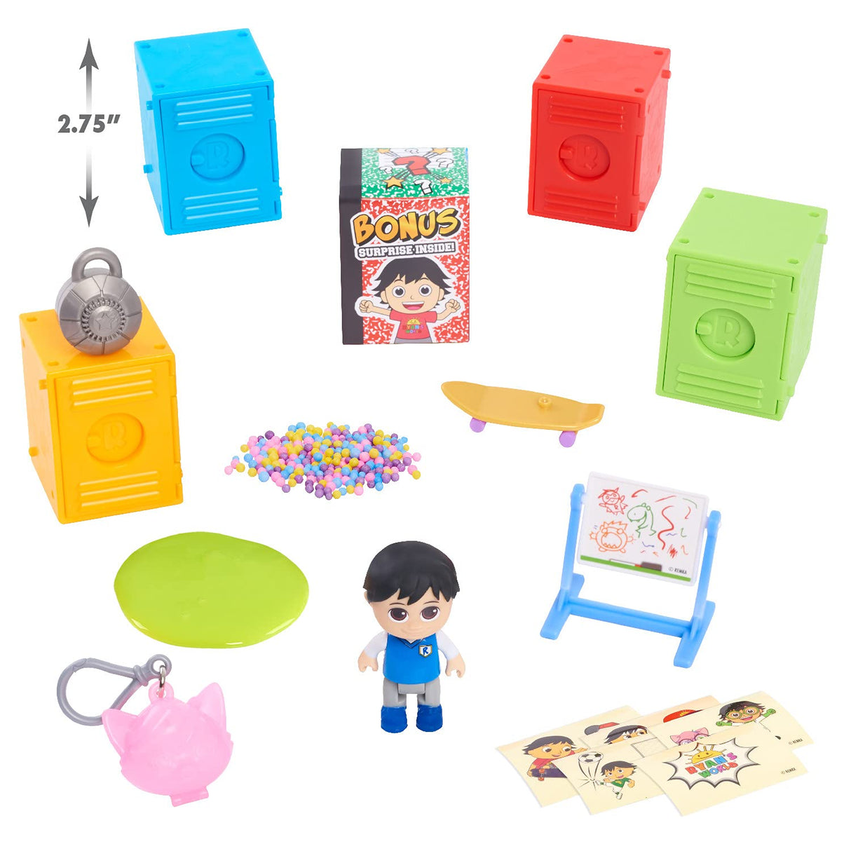 Just Play Ryan’s World Stacking Surprise Lockers Just Play