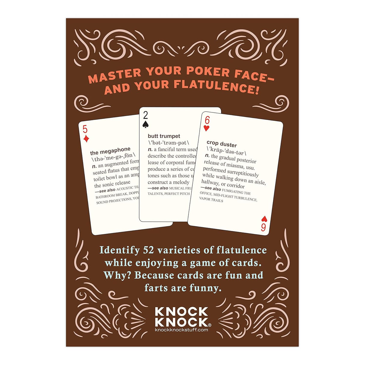 Knock Knock 52 Farts Playing Cards Deck