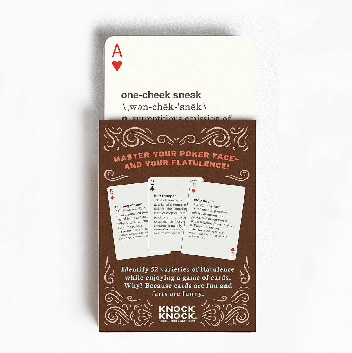 Knock Knock 52 Farts Playing Cards Deck