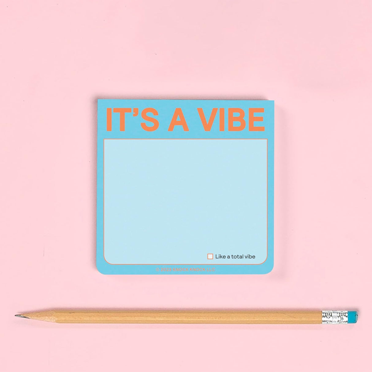 Knock Knock It's a Vibe Sticky Note Pad (Knock Knock Sticky Notes)