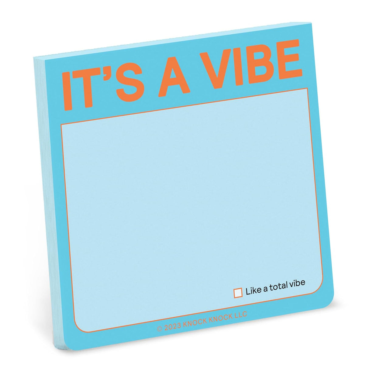 Knock Knock It's a Vibe Sticky Note Pad (Knock Knock Sticky Notes)