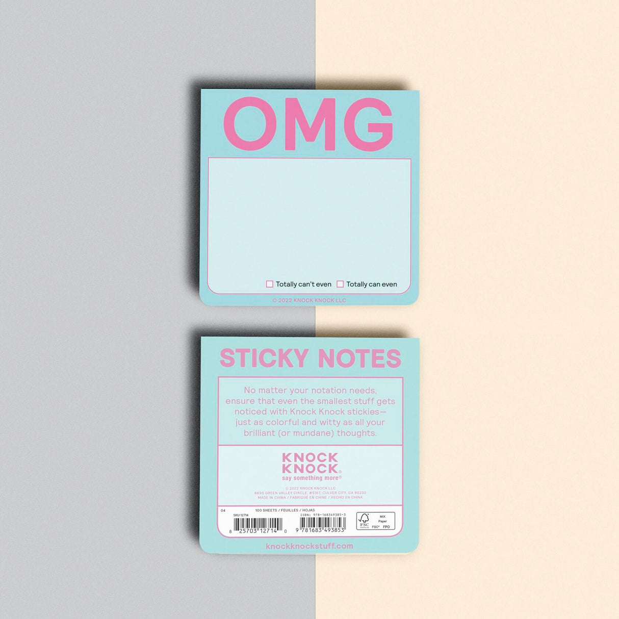 Knock Knock OMG Sticky Notes Knock Knock