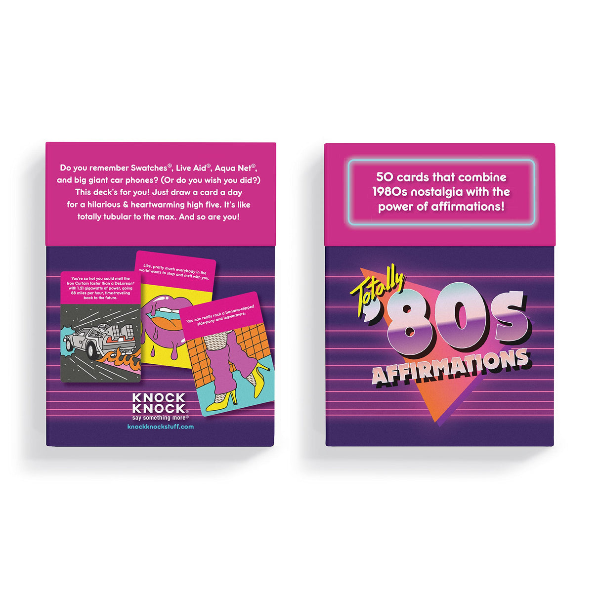 Knock Knock Totally 80s Affirmations Deck Knock Knock