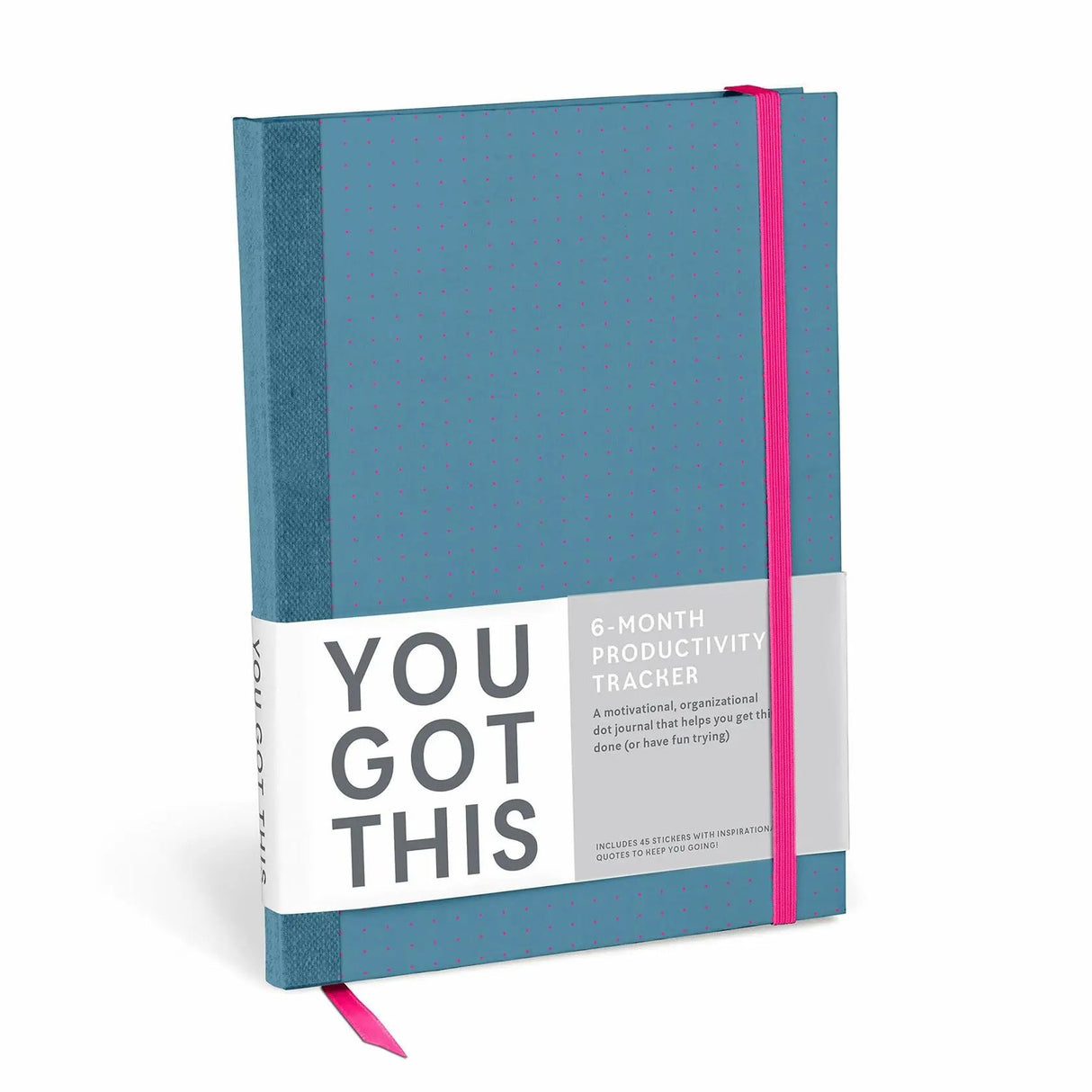 Knock Knock You Got This Productivity Journal (Blue) - A 6-Month Productivity Tracker Dot-Grid Journal