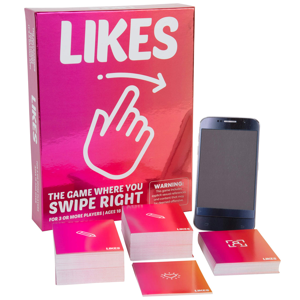 Likes Card Game - The Game Where You Swipe Right Outset Media