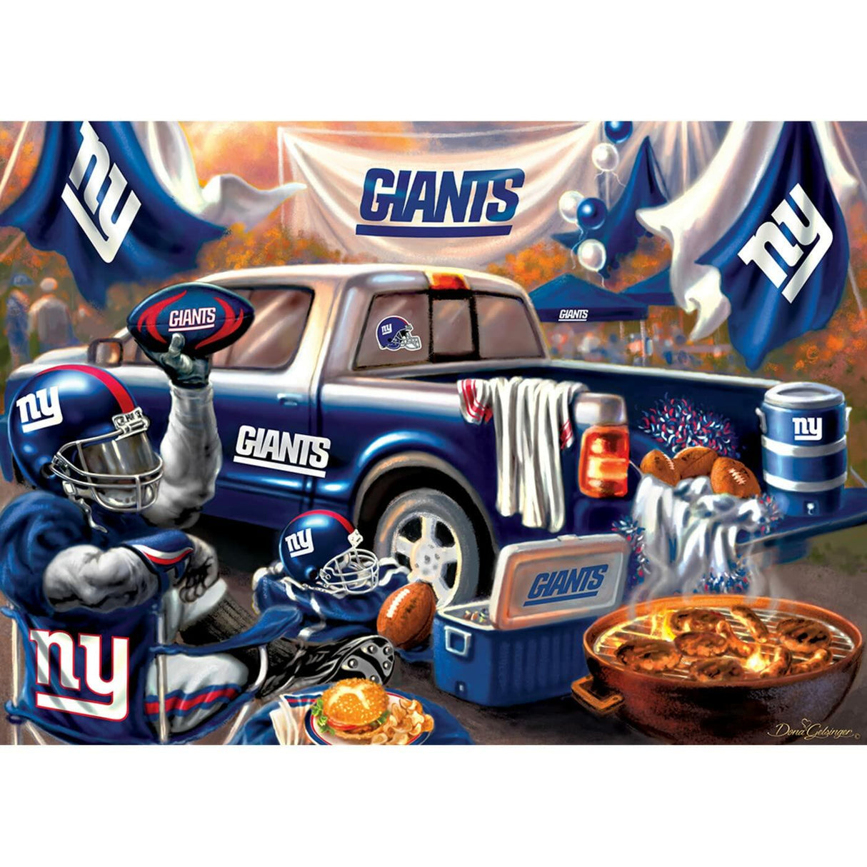 Masterpieces - 1000 Piece Jigsaw Puzzle, Nfl New York Giants