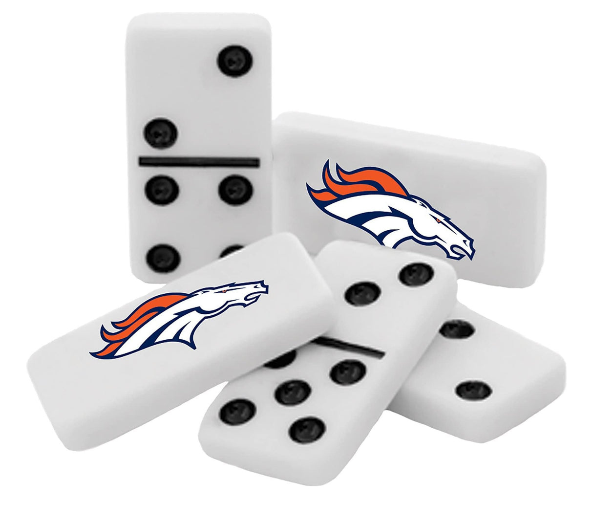 MasterPieces NFL Denver Broncos Collector Edition Double Six Dominoes Masterpieces