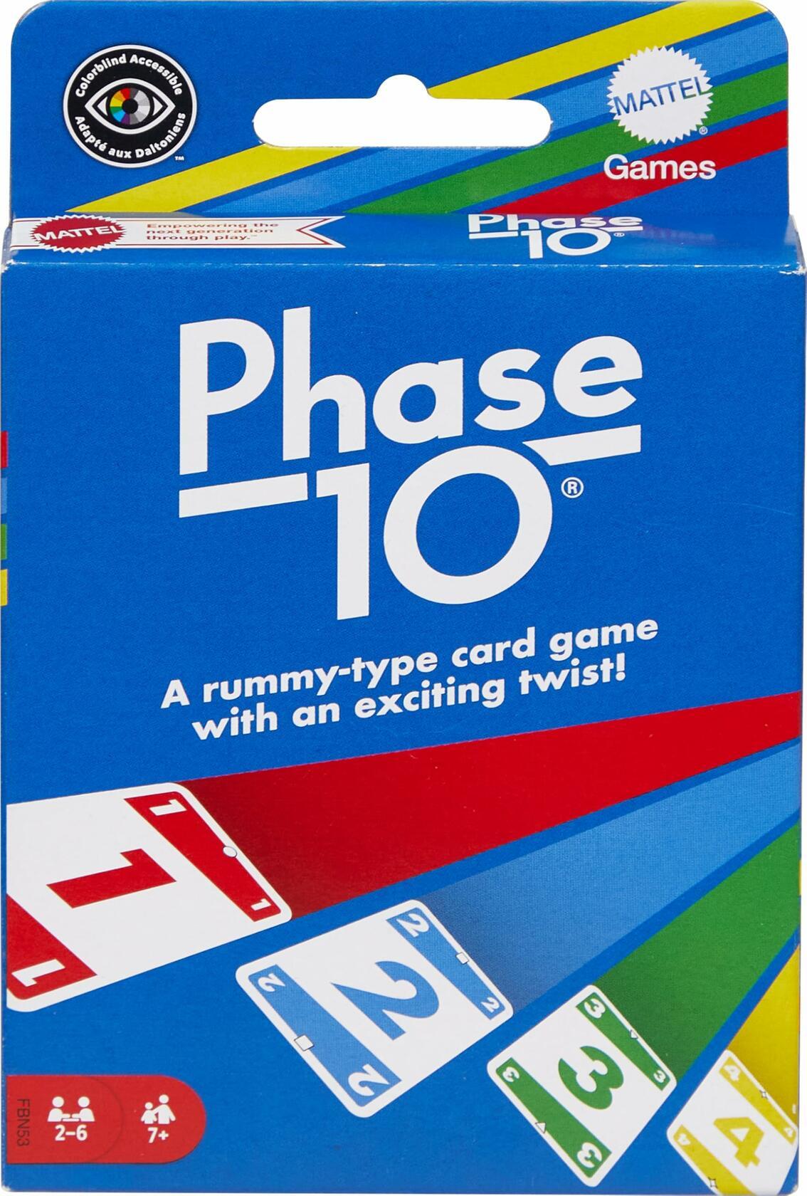 Mattel Games Phase 10 Card Game Mattel Games