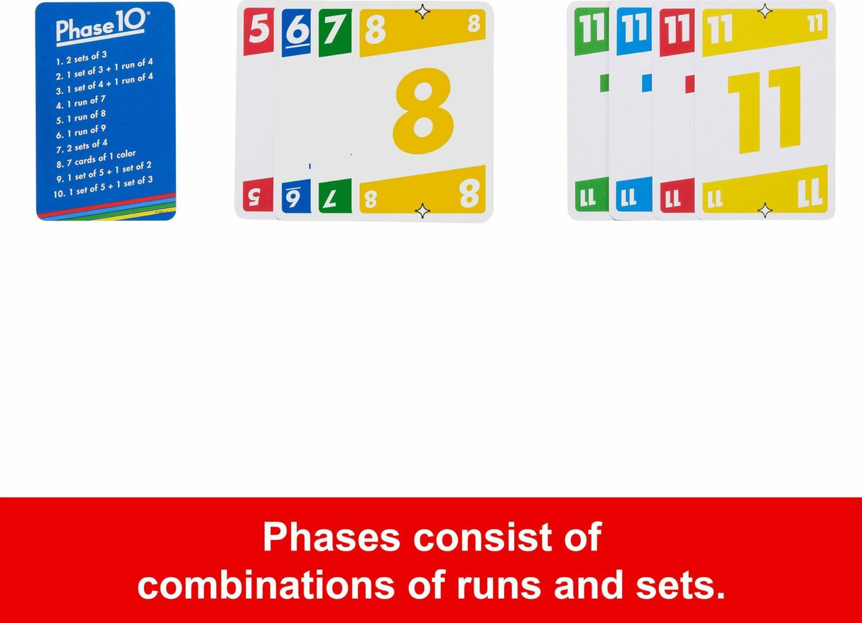 Mattel Games Phase 10 Card Game Mattel Games