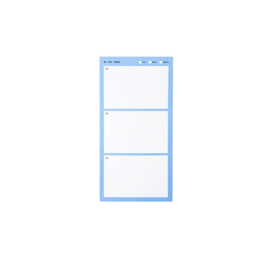 Noted by Post-it My Top Three Planning Notes Post-it