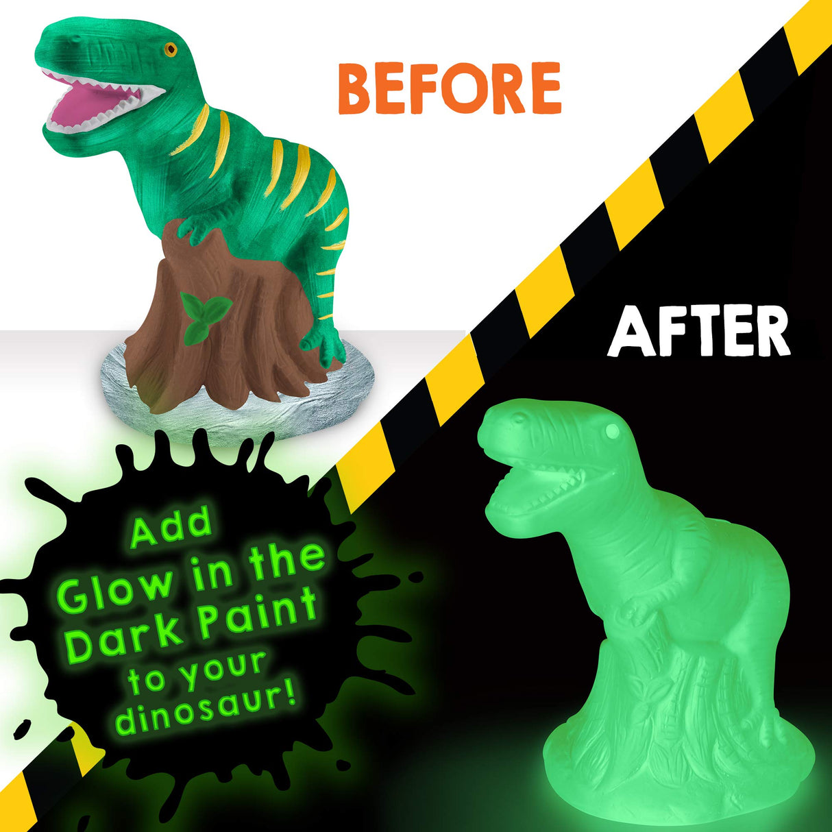 Original Stationery Paint Your Own Dinosaur Money Bank Original Stationery