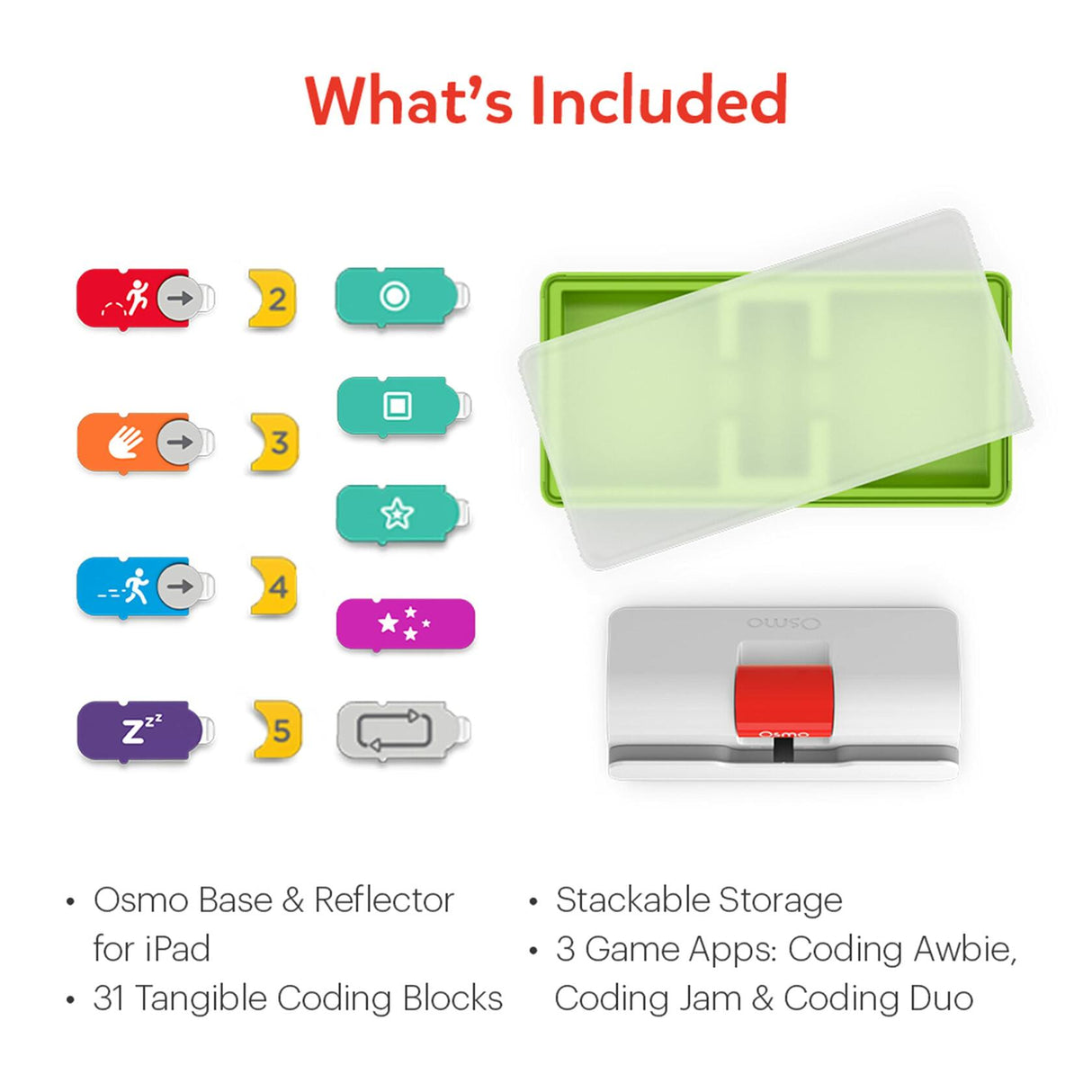 Osmo - Coding Starter Kit for iPhone & iPad (Osmo iPad/iPhone Base Included) Osmo