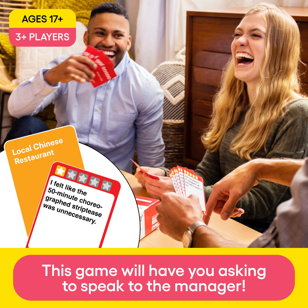 Over-Rated - The Game of Ridiculous Reviews WHAT DO YOU MEME?