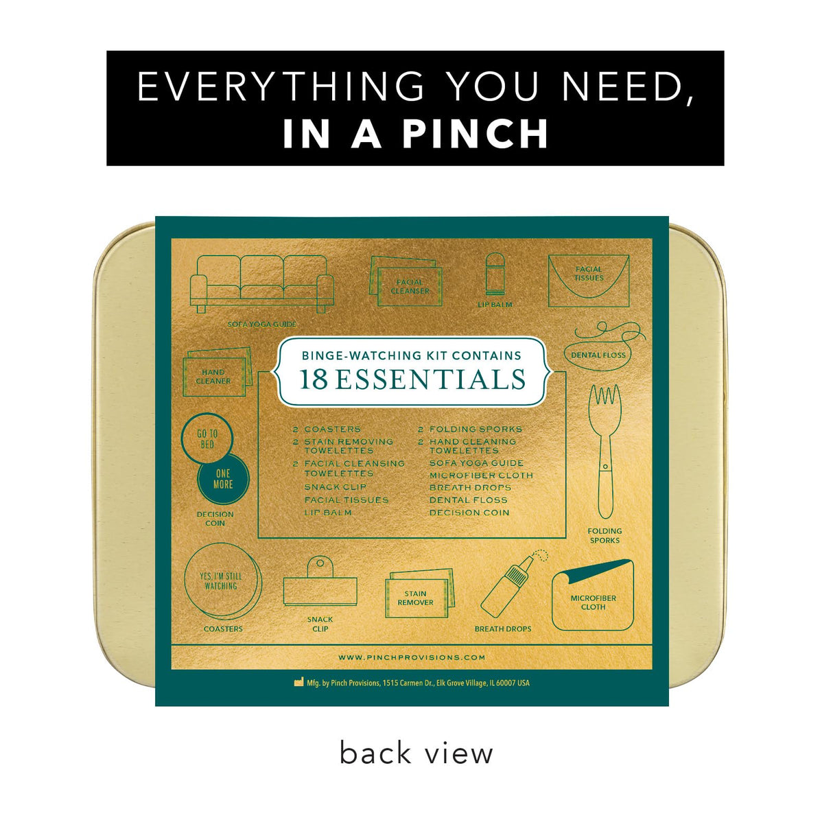 Pinch Provisions Binge-Watching Survival Kit