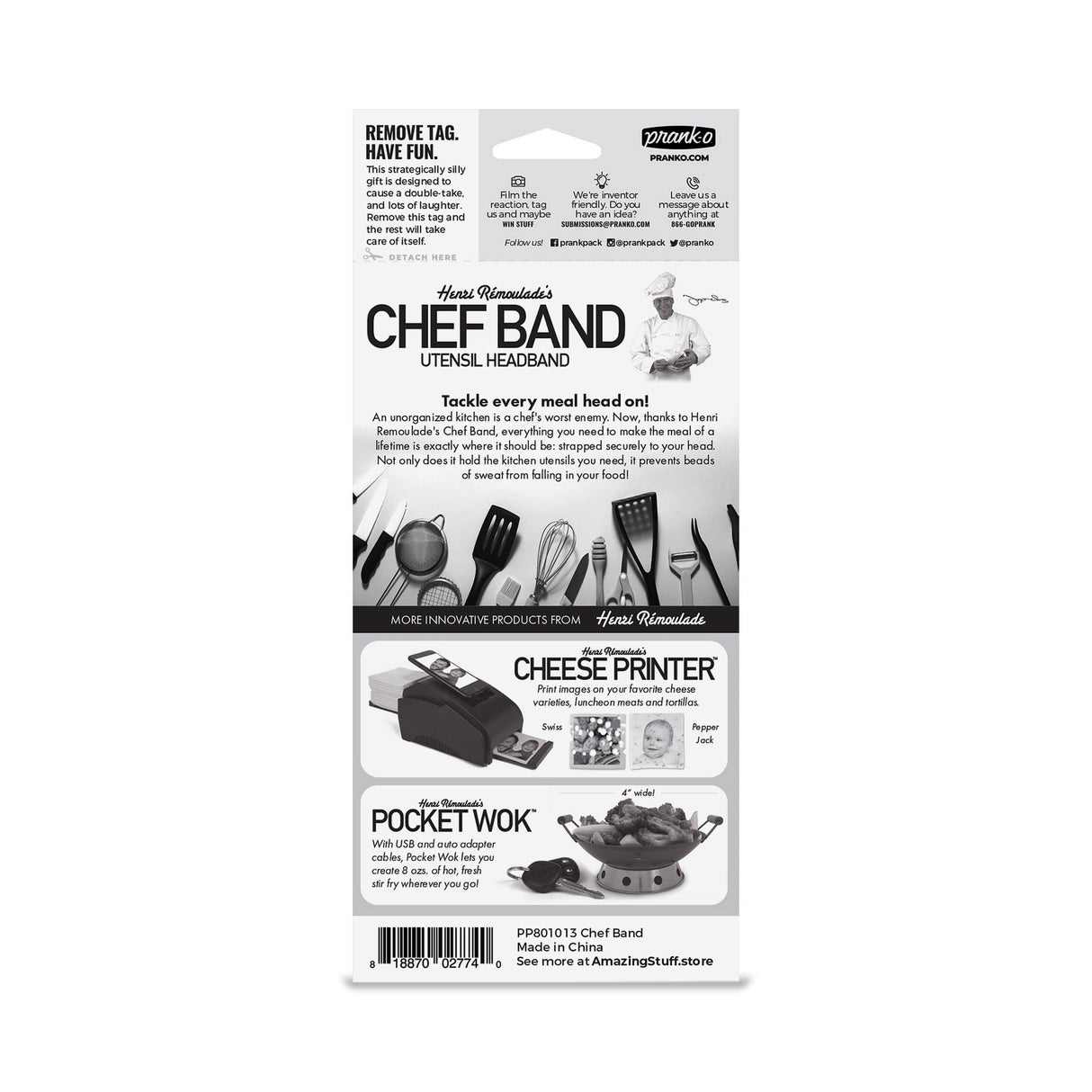 Prank-O Chef Band Prank Gift Prank-O