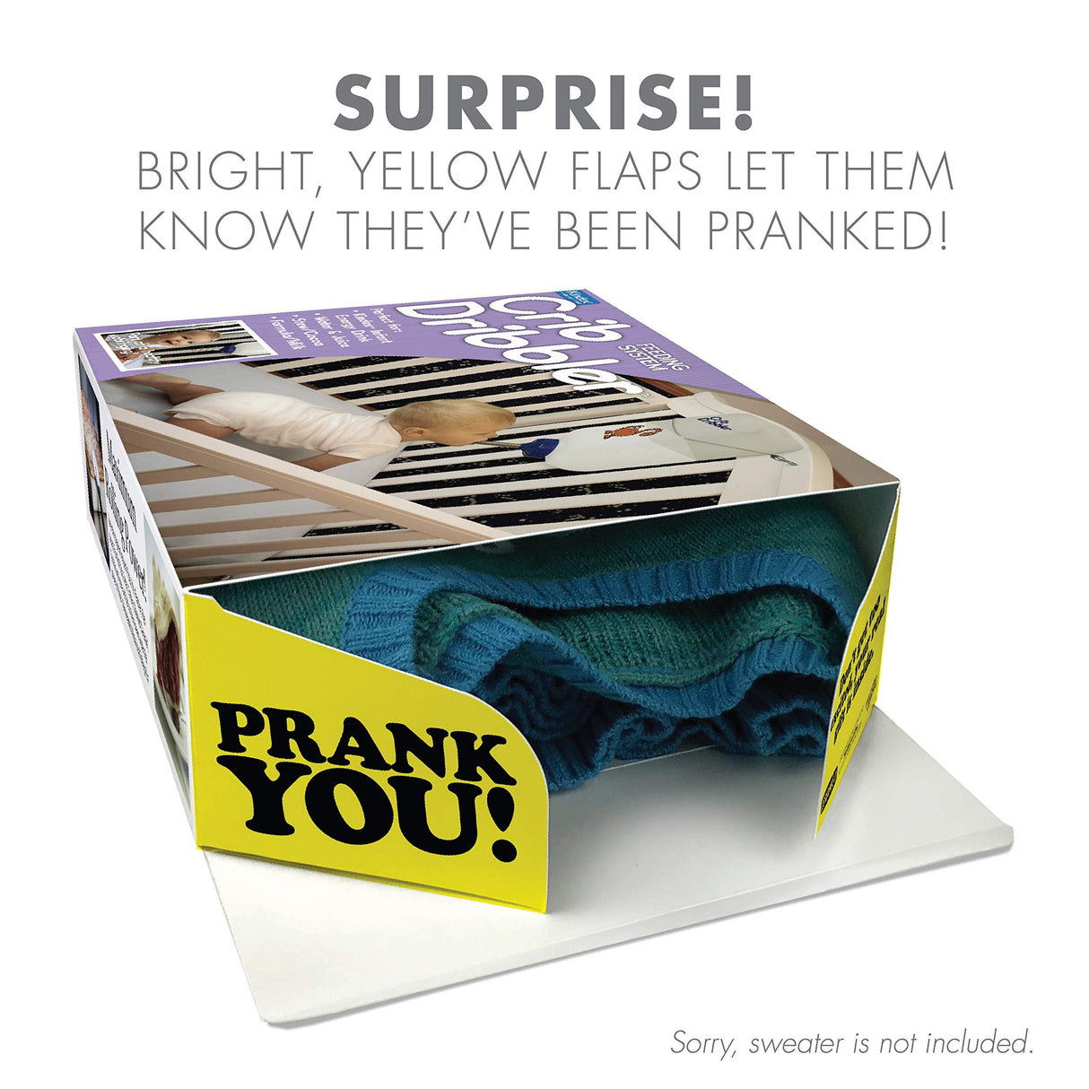 Prank-O Crib Dribbler Gag Gift Empty Box Prank-O