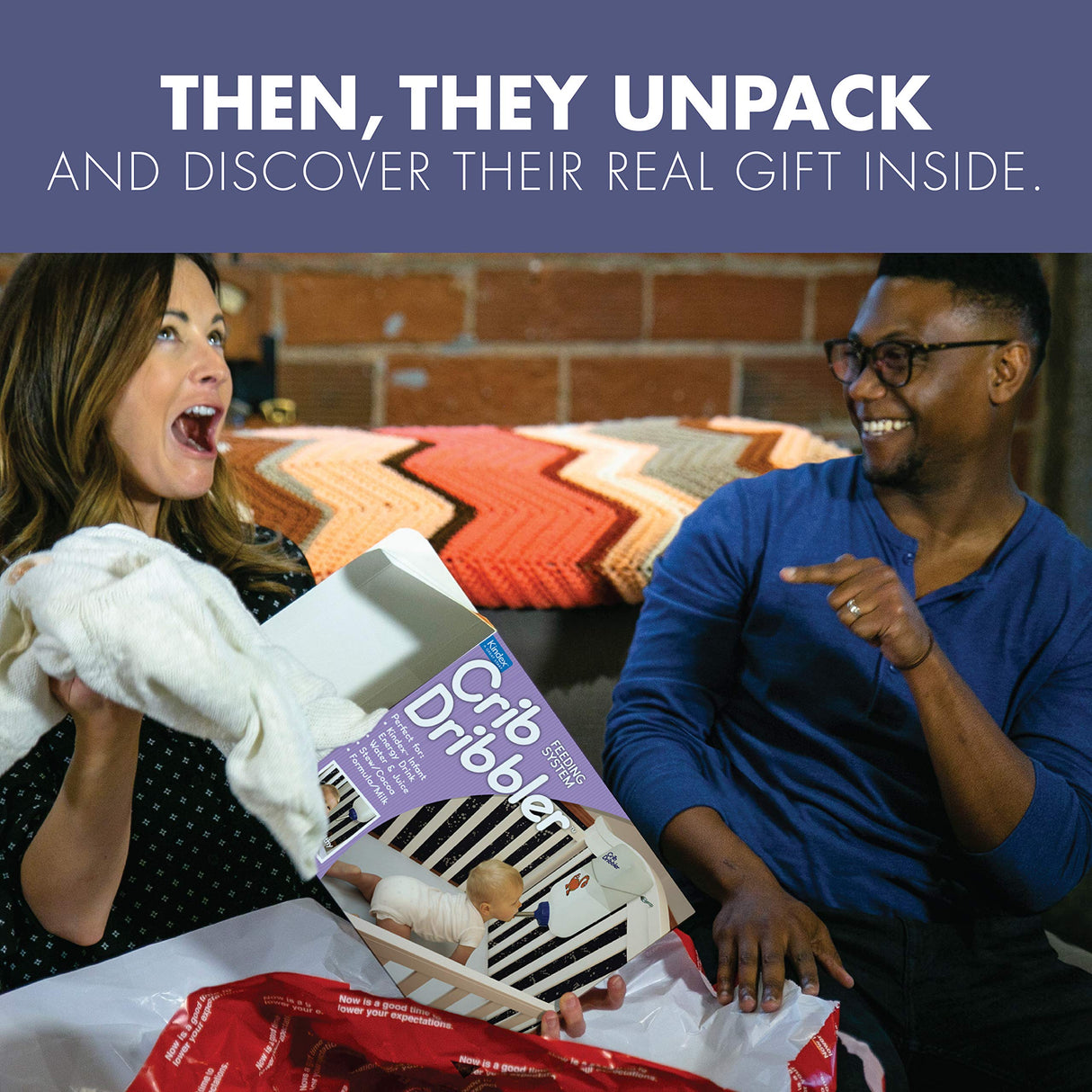 Prank-O Crib Dribbler Gag Gift Empty Box Prank-O