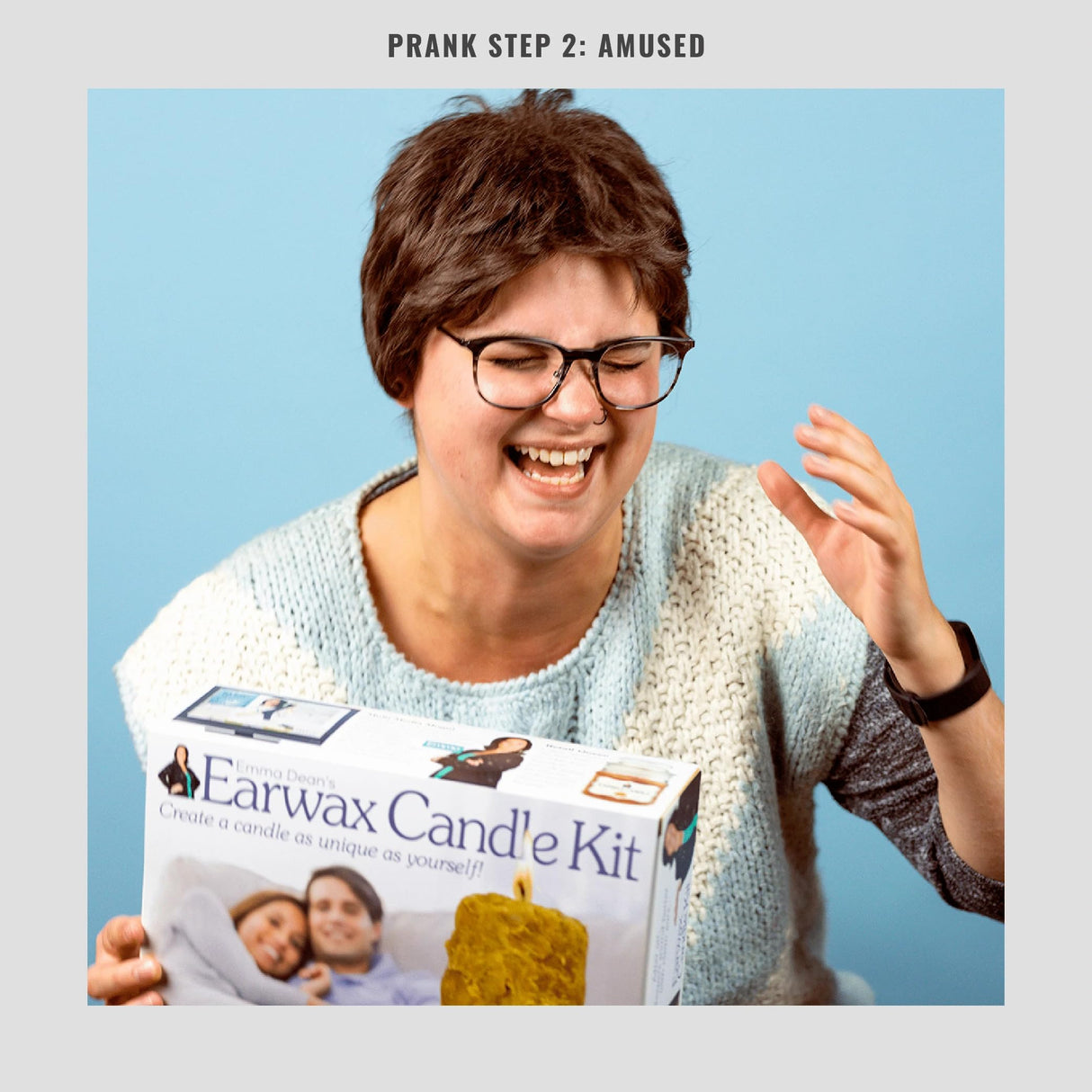 Prank-O Earwax Candle Kit Gag Gift Empty Box Prank-O