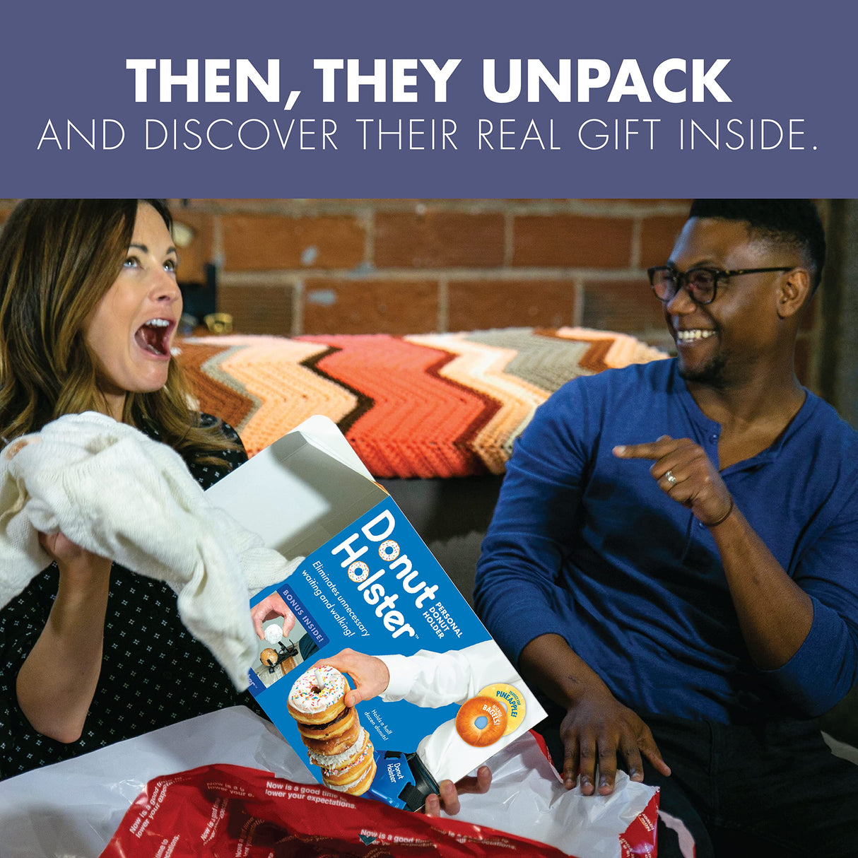 Prank-O Gag Gift Empty Box - Donut Holster Prank-O