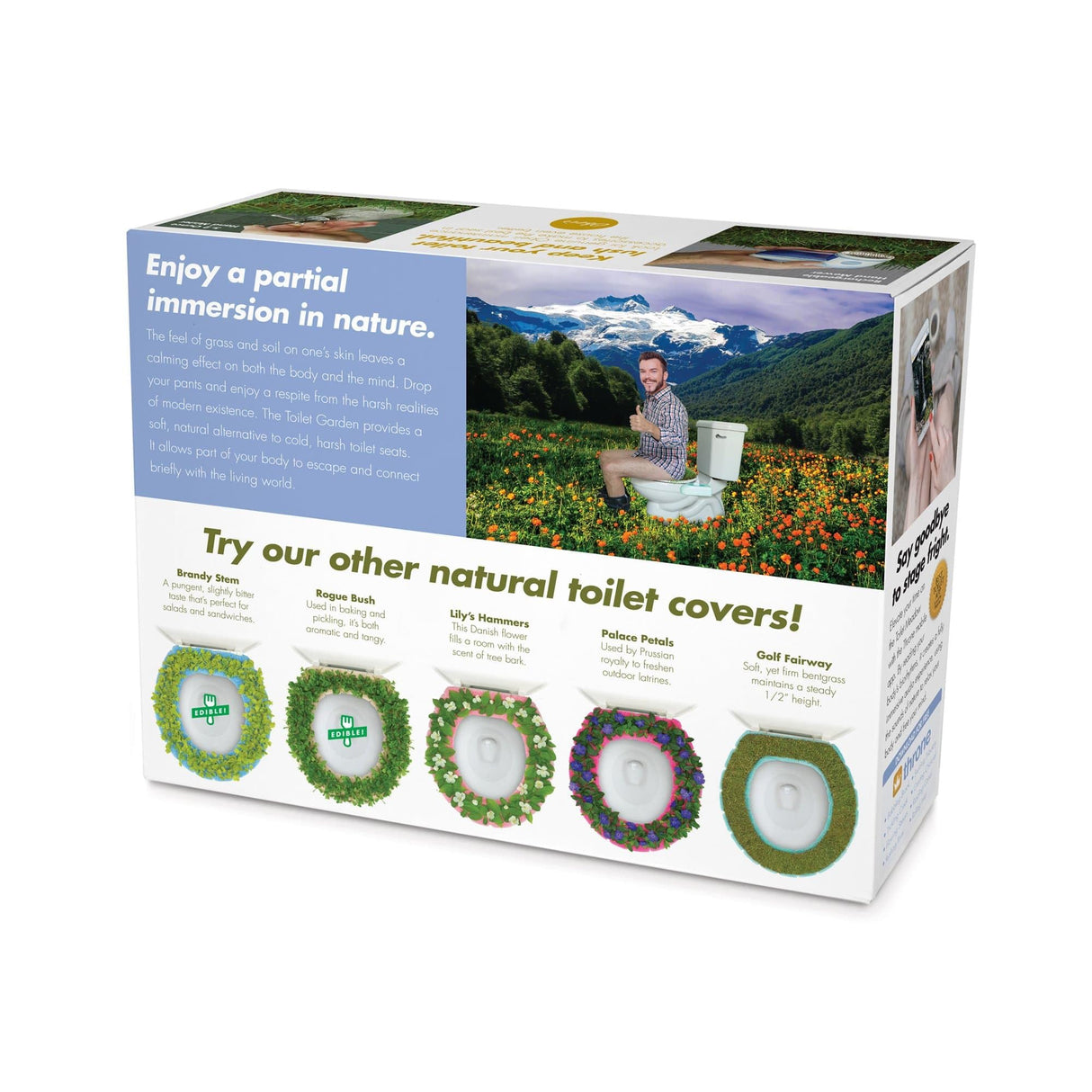 Prank-O Toilet Meadow Gag Gift Empty Box