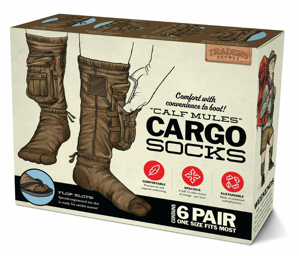 Prank Pack Prank Gift Box, Cargo Socks Prank-O
