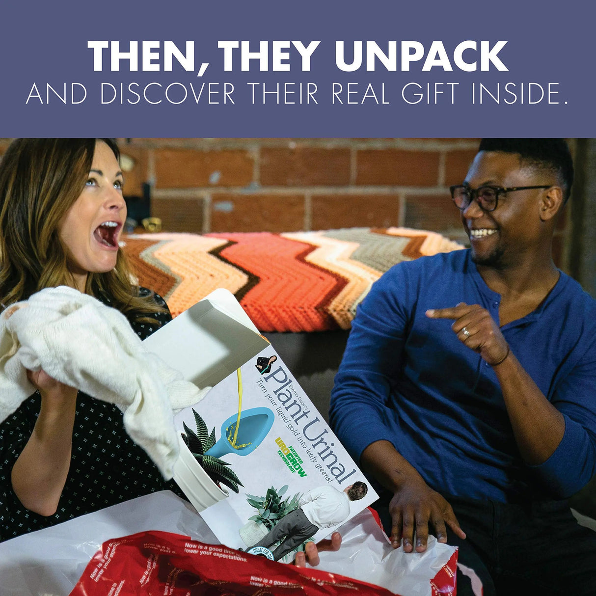 Prank Pack, Plant Urinal Prank Gift Box, Wrap Your Real Present in a Funny Authentic Prank-O Gag Present Box | Novelty Gifting Box for Pranksters