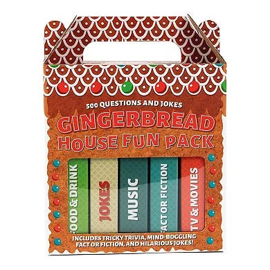 Professor Puzzle Gingerbread House Fun Trivia & Joke Books