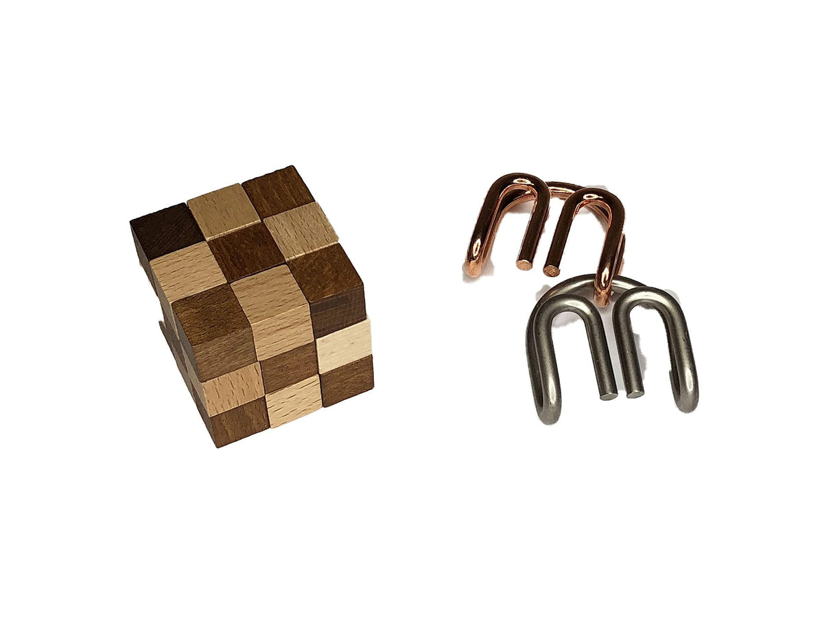 Project Genius Mini Roman Wood Puzzle - 2 Pack Project Genius