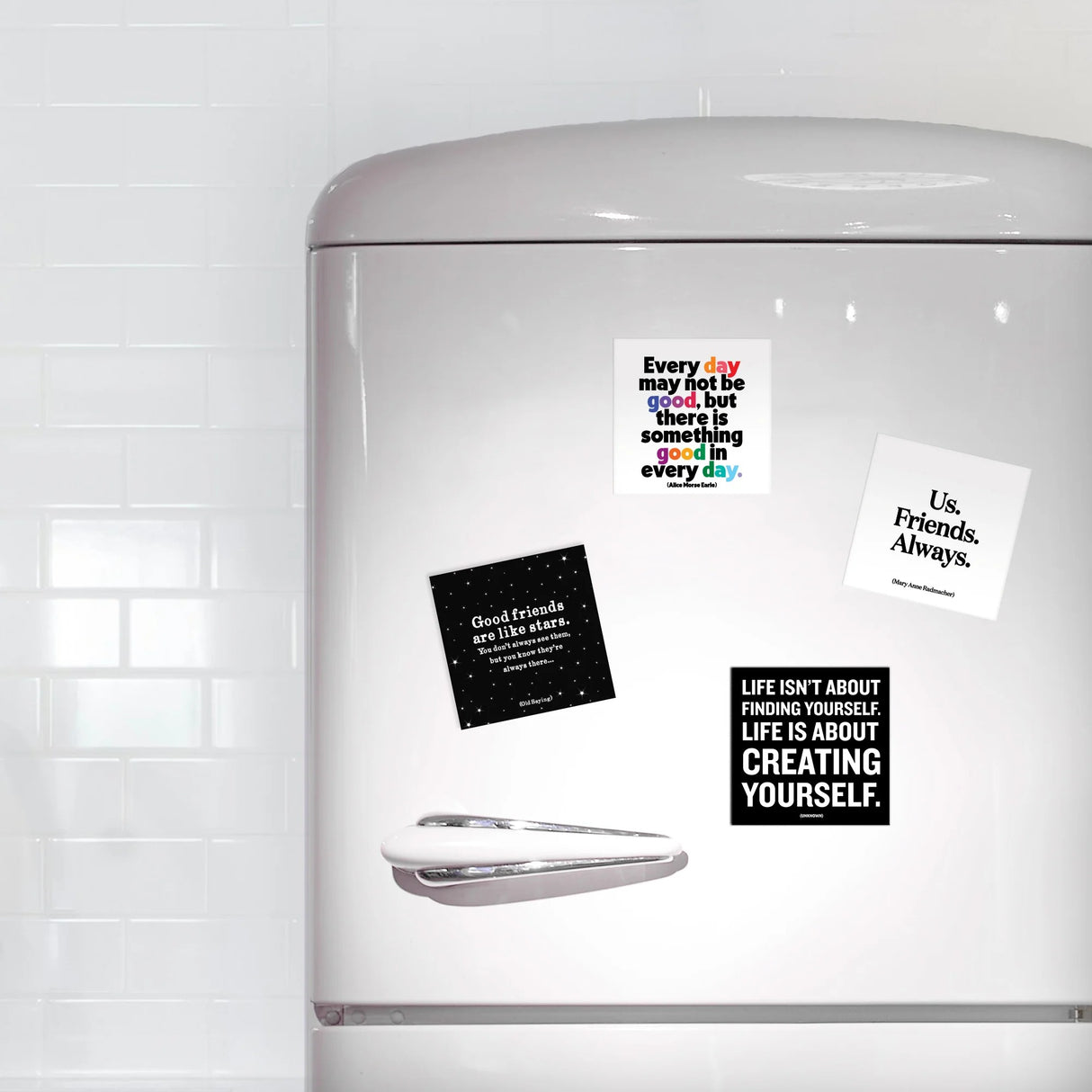 Quotable Cards- 3.5" Magnet - "Life Isn't About Finding Yourself..."