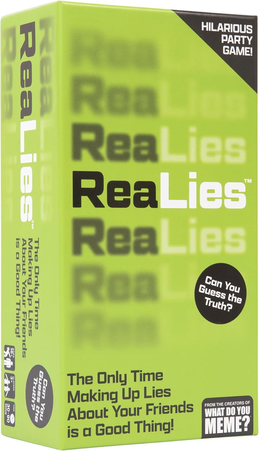 ReaLies – The Hilarious Party Game of Truths and Lies WHAT DO YOU MEME?