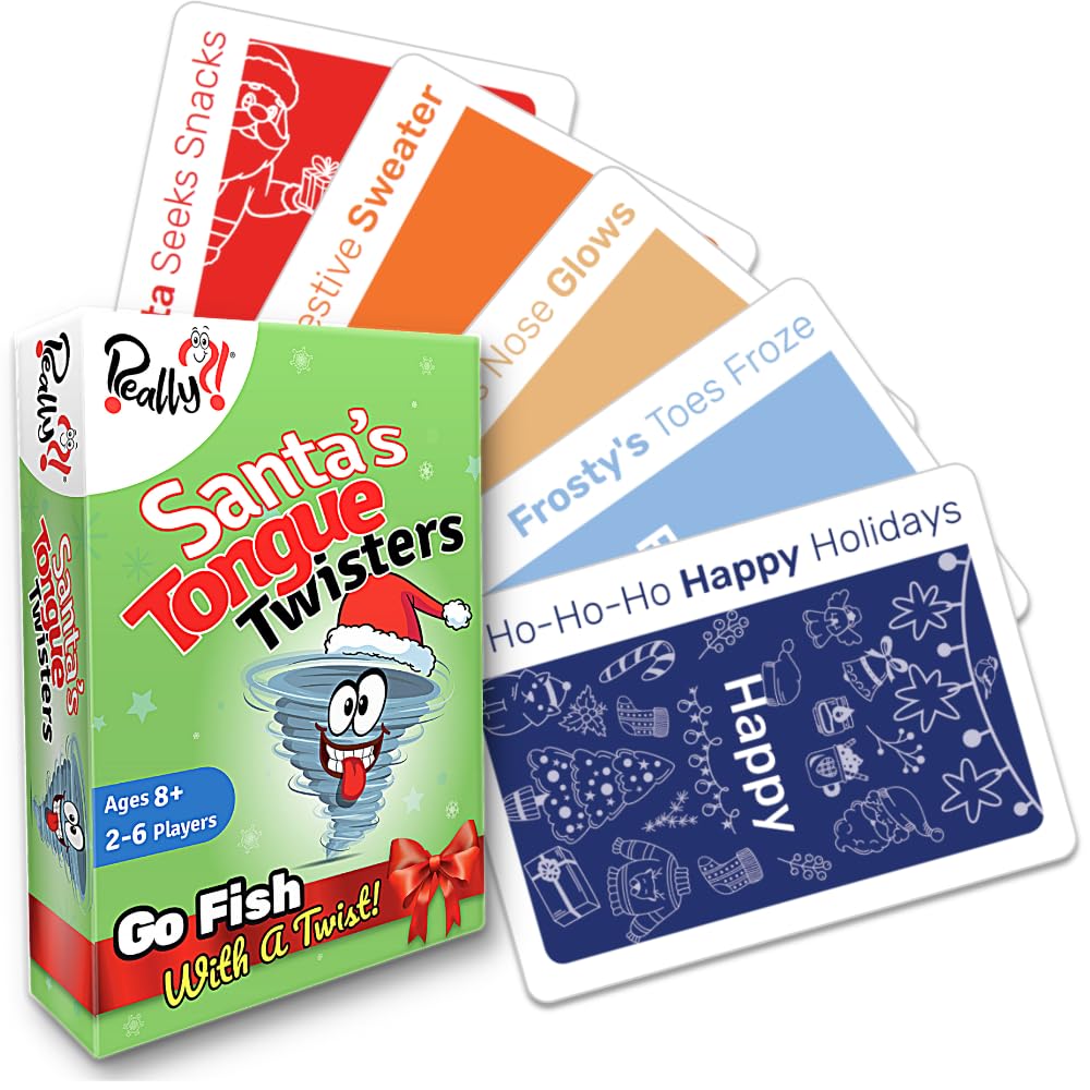 Really?! Santa’s Tongue Twisters Card Game Really?!