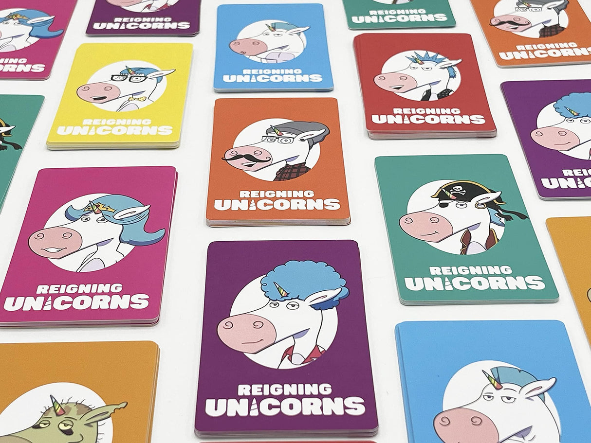 Reigning Unicorns - The Matching, Yelling Unicorn Card Game Gatwick Games