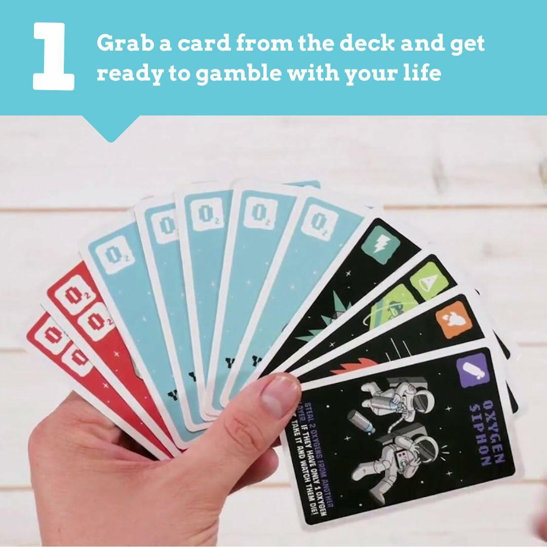 Ridley's Games: Selfish- Space Edition Card Game - open box