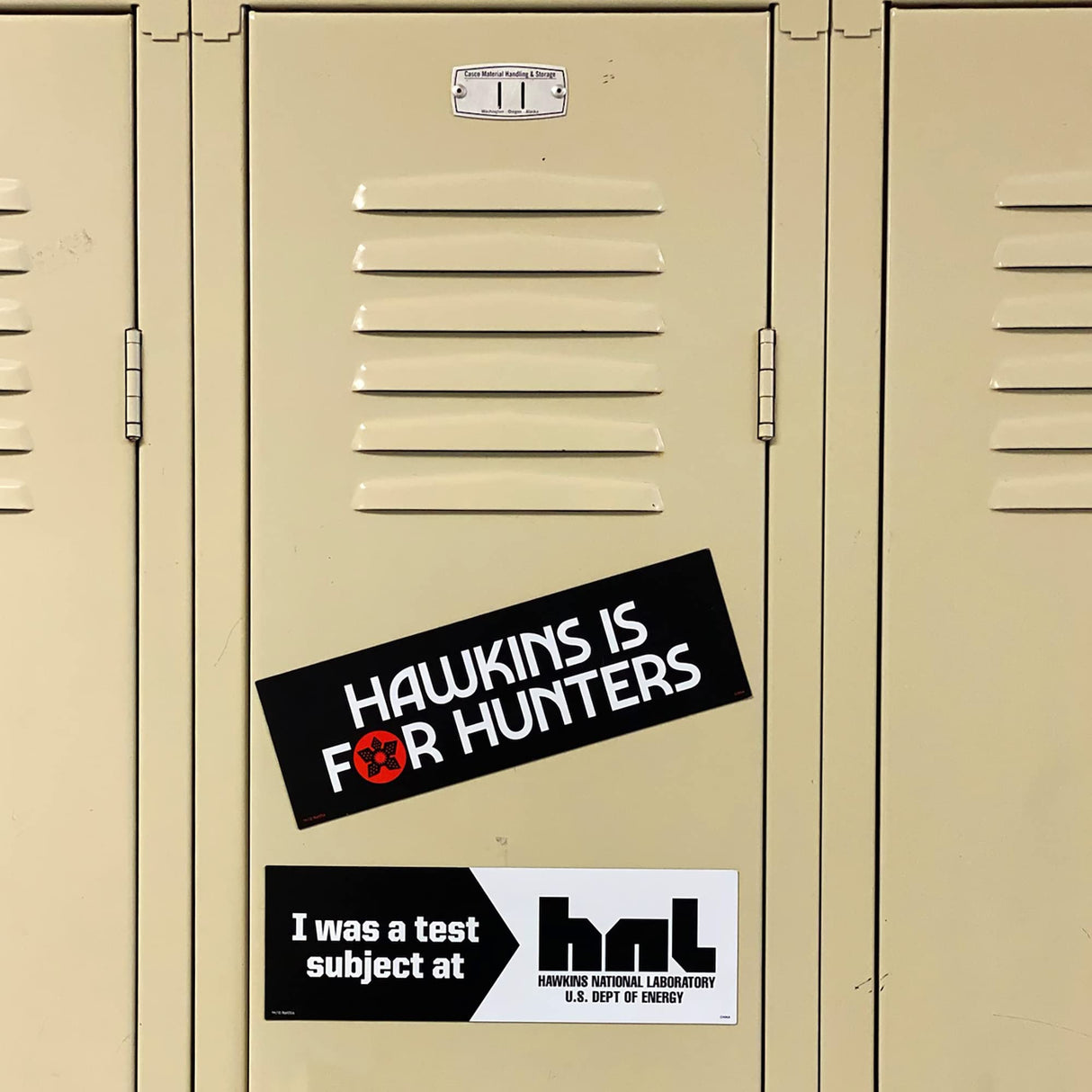 Stranger Things Bumper Magnet "Test Subject Hawkins National Laboratory"