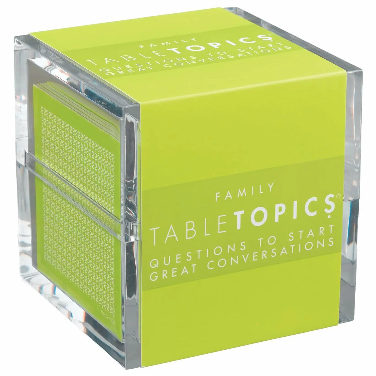 TableTopics Family Question Card Game - 135 Conversation Starter Cards for Family Time at the Dinner Table, Family Game Night, Great Questions to Ask Kids and Parents