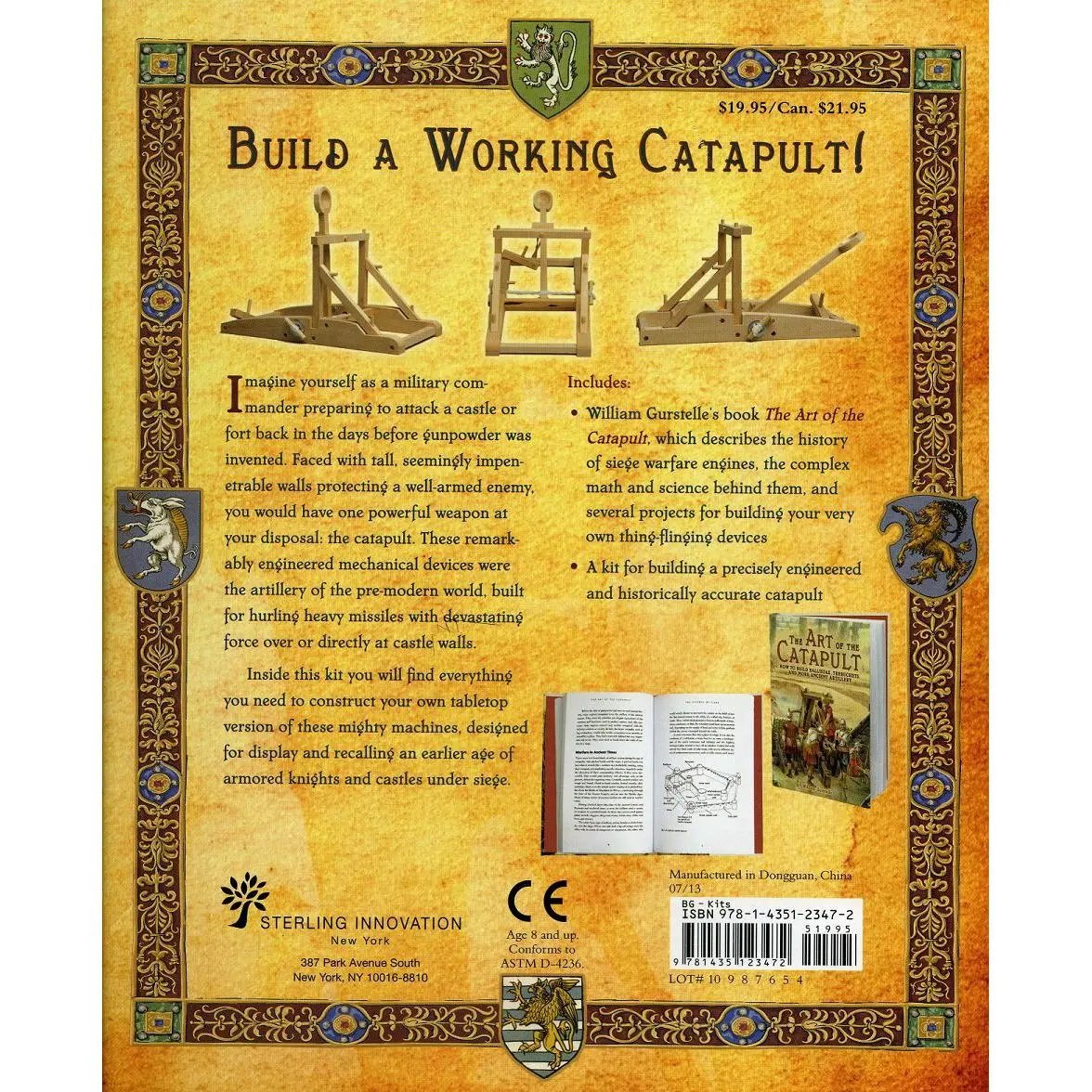 Tabletop Catapult: Build Your Own Siege Engine! Includes 192-Page Book