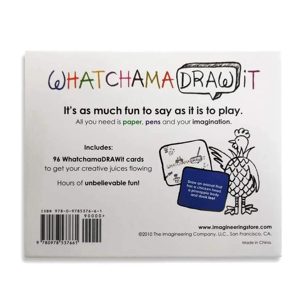 The Imagineering Company WatchamaDrawit Fast Action Drawing Game with Wildly Creative Challenges - A Family Board Game for Kids and Adults - Let The Family Game Night Fun Go Crazy