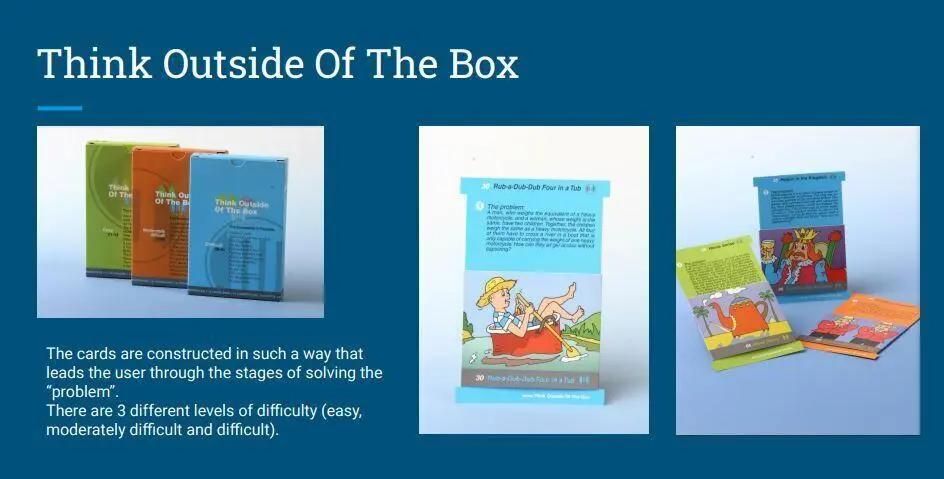 Think Outside the of the Box Educational Game Kit
