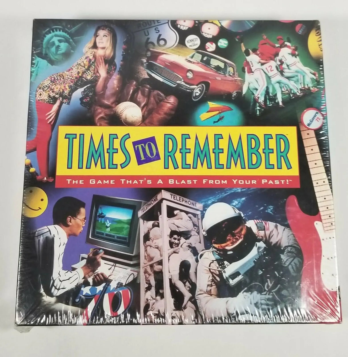 Times To Remember by Milton Bradley Vintage 1991 Trivia Board Game New Sealed