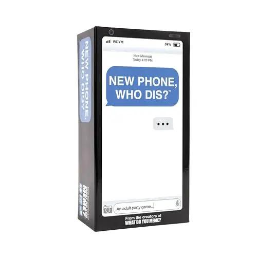 What Do You Meme? New Phone, Who Dis? - The 100% Offline Text Messaging Party Game With Refreshed Content - Board Games For Adults, Fun Games By Relatable