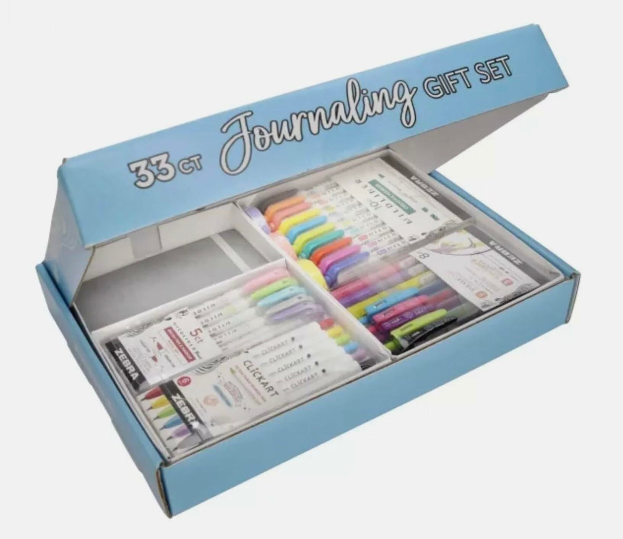 Zebra 33ct Journaling Gift Set Zebra