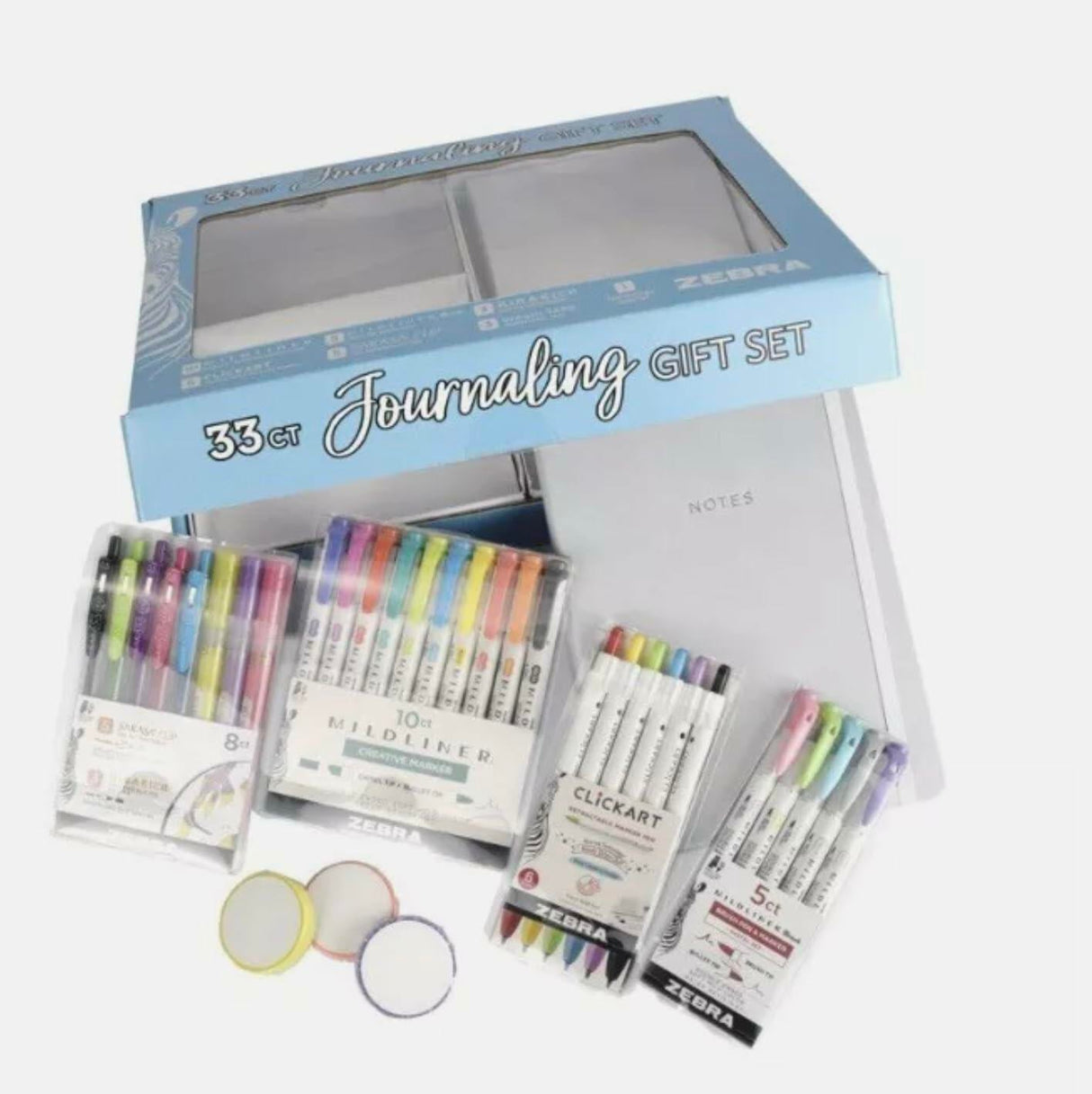 Zebra 33ct Journaling Gift Set Zebra