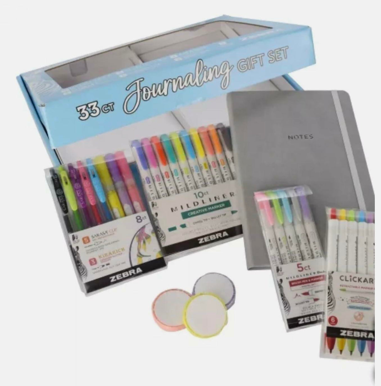 Zebra 33ct Journaling Gift Set Zebra