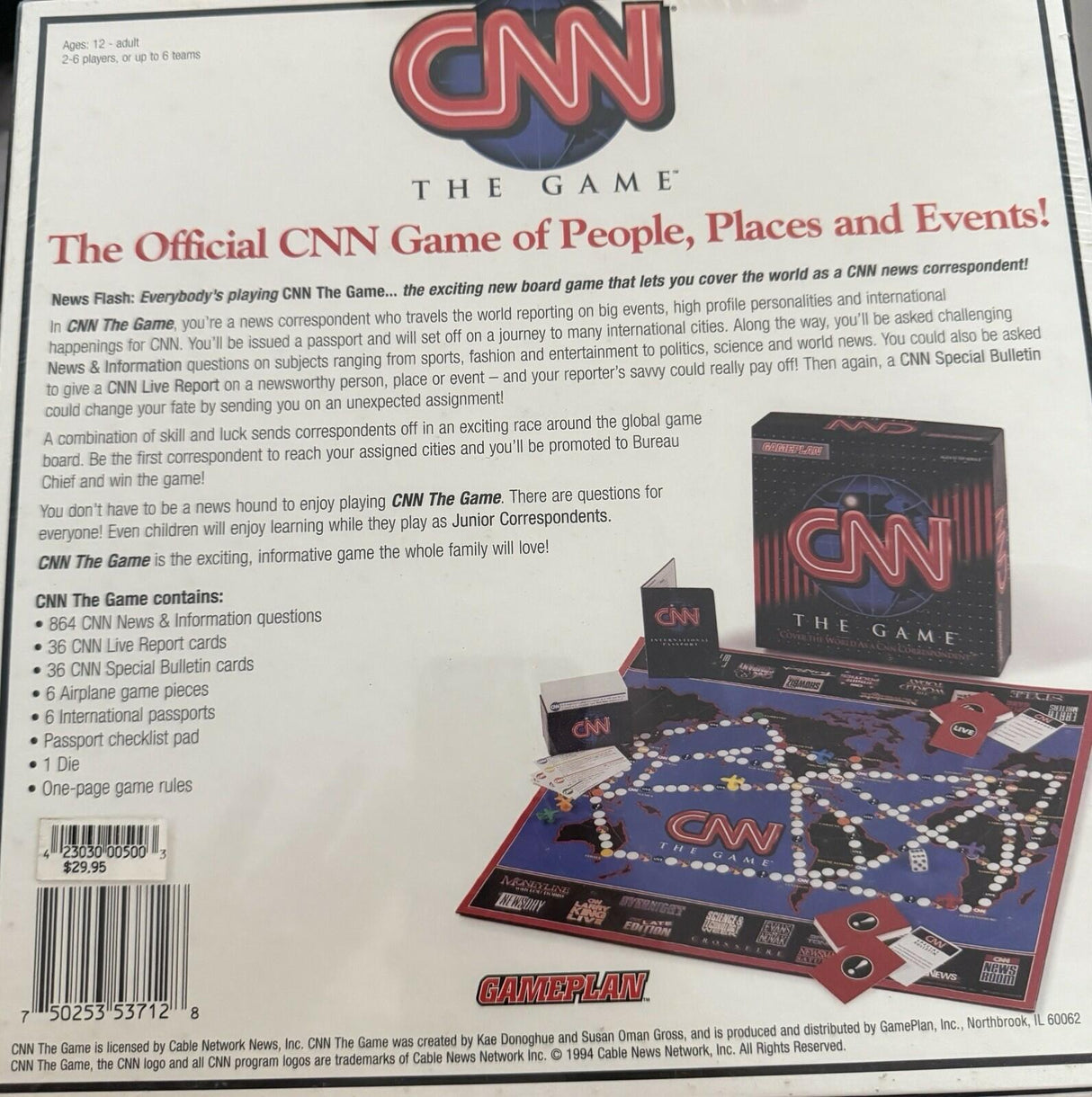 CNN The Board Game - Collectible
