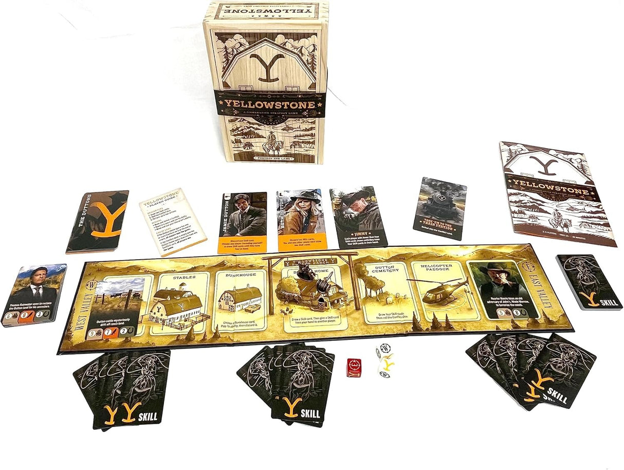 Buffalo Games - Yellowstone – Family Board Game Inspired by The Hit Yellowstone TV Series
