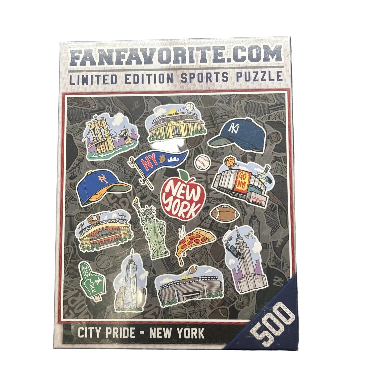 Fan Favorite City Pride New York Sports Puzzle 500pc Limited Edition Puzzle