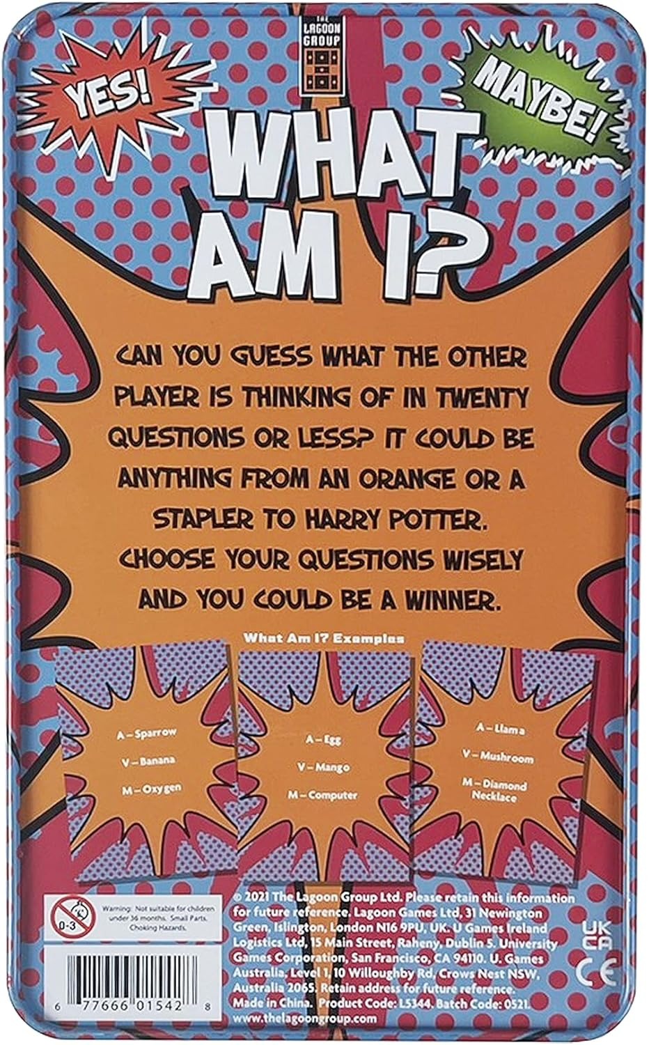 University Games, What Am I? Travel Card Game, Perfect for Party Game Night