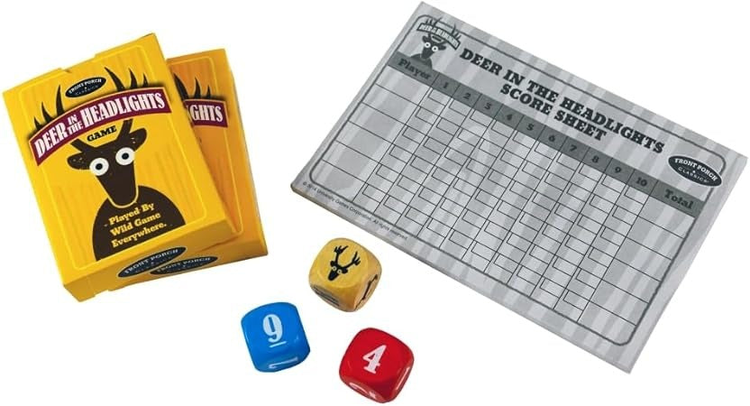 Deer In The Headlights The Card & Dice Game played by Wild Game Everywhere