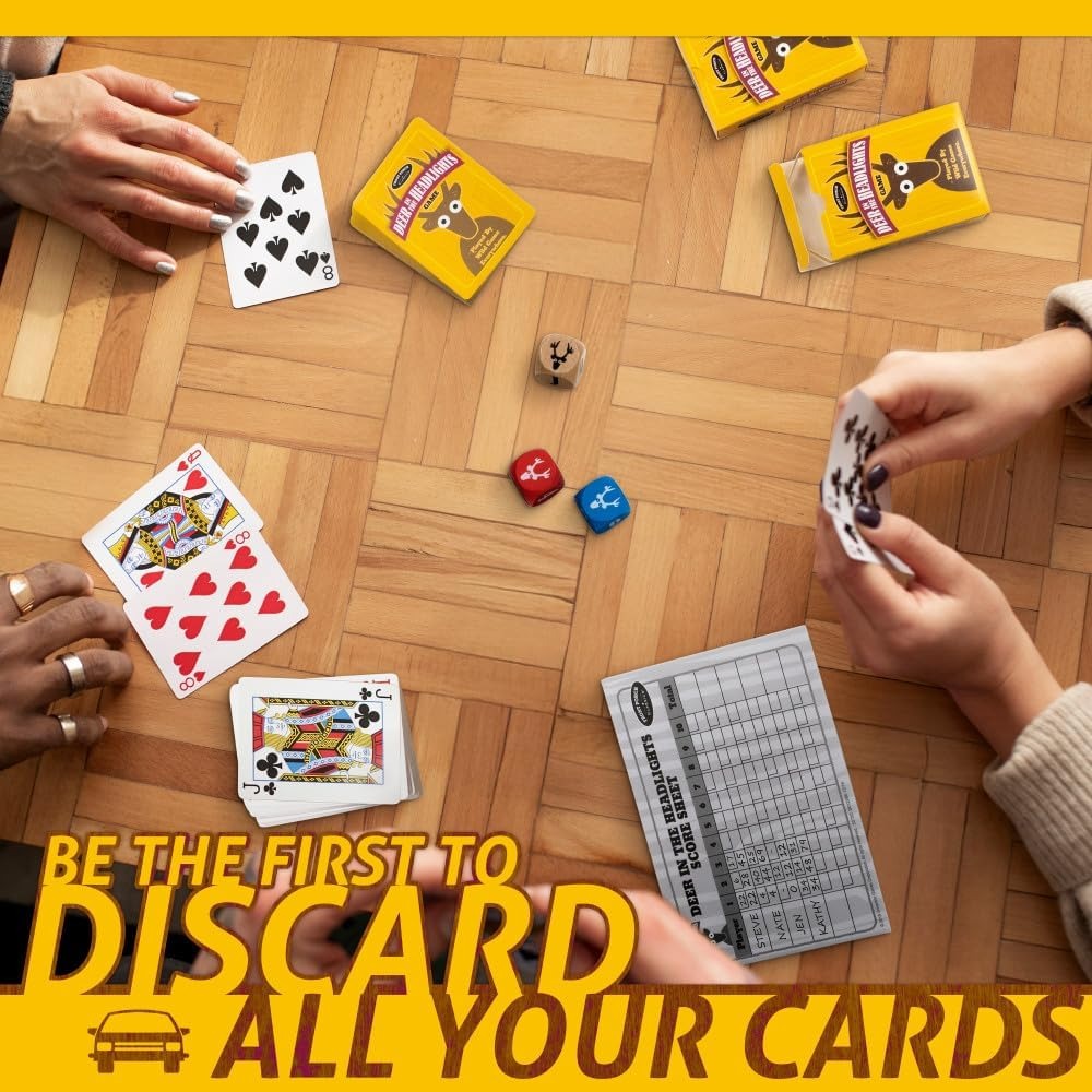 Deer In The Headlights The Card & Dice Game played by Wild Game Everywhere